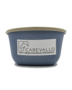 Futterschüssel mit zwei Liter Fassungsvermögen in blau