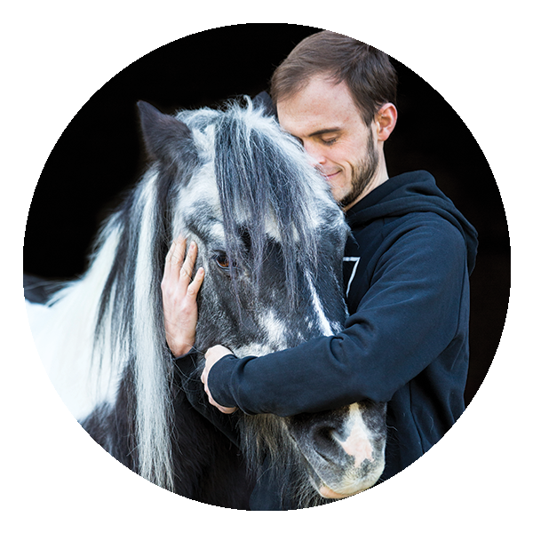 Benjamin mit Stute Mandy